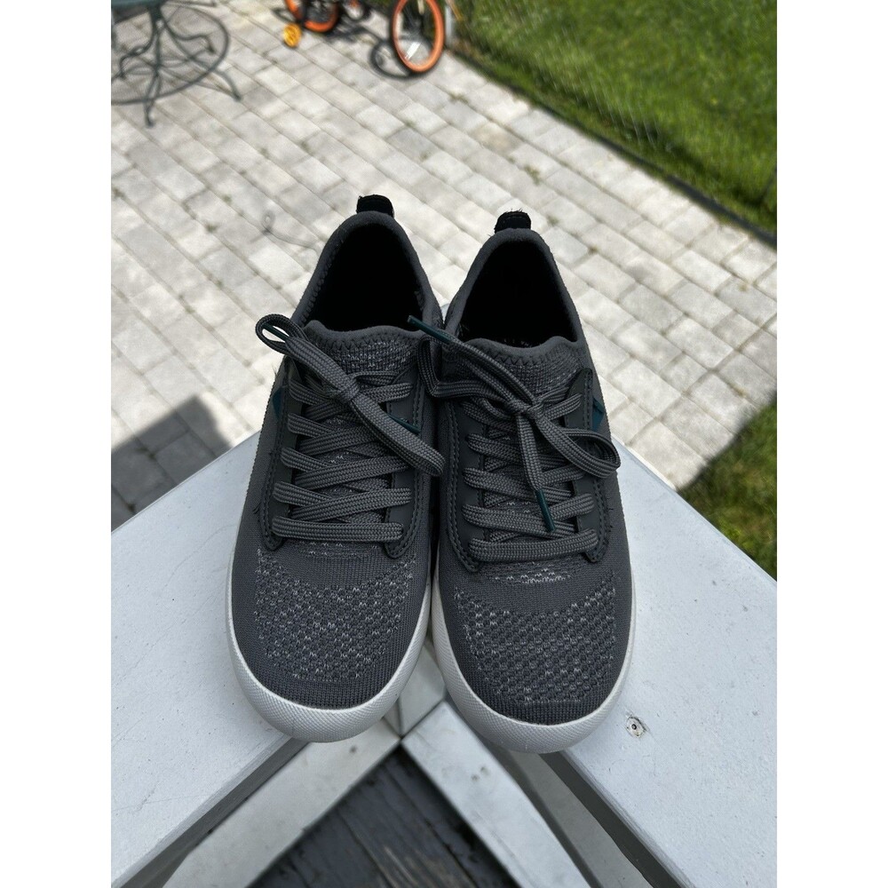 Vessi Weekend Women’s Size 5 Gray Knit Lace-Up Waterproof Sneakers